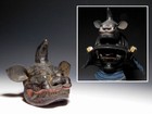 SUPERB Oni Shikami Maedate Japanese Original Edo Yoroi Kabuto Armor Antique