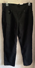 Time And Tru Womens Pants Woven New Relaxed Fit Size L 12 14 Pull On Stretch