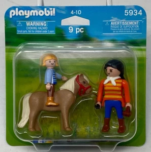 PLAYMOBIL 5934 Equestrian Riding Lessons Blister New sealed in box OOP - 9 Piece - Picture 1 of 9