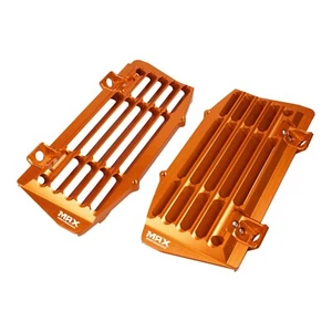 CNC Radiator Guard for KTM Husqvarna 17-25 GasGas 21-25 250-300 Enduro MX Orange - Picture 1 of 4
