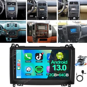 For 2006-2017 Mercedes Benz Sprinter Android 13 Carplay Car Radio GPS 64G Camera - Picture 1 of 22