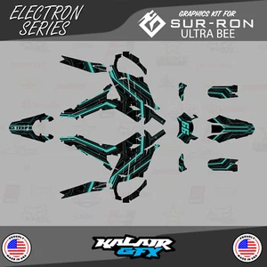 Graphics Kit for Sur-Ron Ultra Bee All Years Electron - Teal - Picture 1 of 6