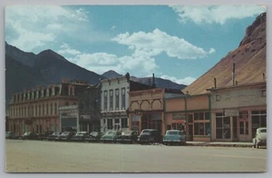 The Main Street of Silverton Colorado Town View USA Vintage Postcard - Picture 1 of 2