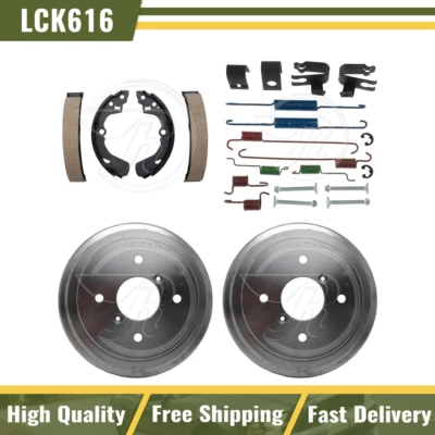 Tambores de freno traseros y zapatas de freno kit de resorte de hardware para Suzuki Swift 1990-1994 Foto 1 de 4