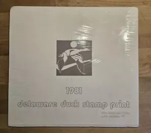 1981 Delaware timbro e stampa anatra firmato 839/1981 - Foto 1 di 6