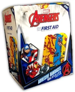 Marvel Avengers Bandages 100CT, 3/4"x3" Ironman, Captain America, Black Panther - Picture 1 of 2