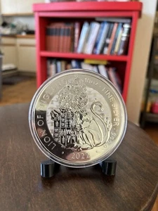 2022 10 oz Tudor's LION OF ENGLAND 9999 Fine Silver- ✅ IN-HAND ✅ FAST SHIPPING! - Picture 1 of 2