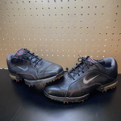 Tênis de golfe Nike Zoom TW madeira de tigre masculino EUA tamanho 9 483327-001 - Preto com vermelho - Imagem 1 de 4