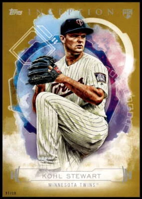 Kohl Stewart 2019 Topps Inception 5x7 Gold #9 7/10 Twins Foto 1 de 2