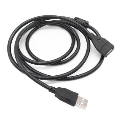 USB Extension Cable Type A Male to Female 5M Long Lead Cord With Magnetic Ring - Image 1 of 2
