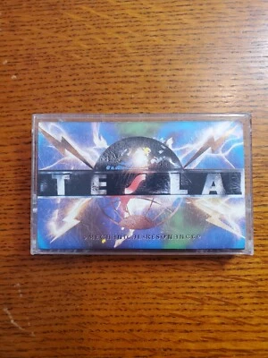 Tesla Mechanical Resonance Cassette Tape Geffen 1986 Hair Metal - Image 1 of 4