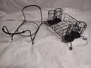 Juego de dos caddy y caballete buffet apilables ENVÍO GRATUITO - Imagen 1 de 20