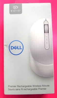 全新 正品 戴尔 Premier 无线鼠标 白金 银色 MS7421W YCY97 — 第 1/4 张图片