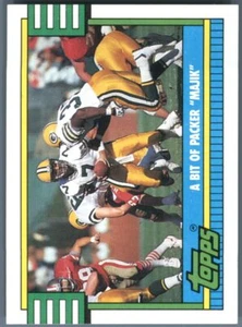 1990 Topps Green Bay Packers A Bit Of Packer "Majik" #520b - Picture 1 of 2