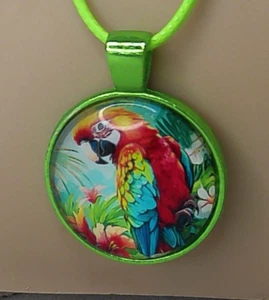 Splendida collana pappagallo ara 18" - Foto 1 di 2