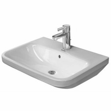 Duravit 2319650000 DuraStyle 25 5/8" Wall Mount Bathroom Sink with Overflow and