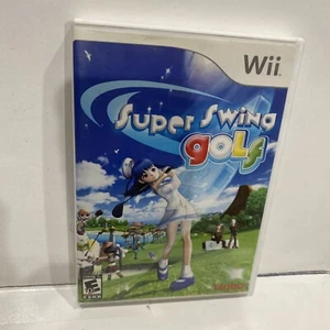 Super Swing Golf (Nintendo Wii, 2006) Complete W Manual, Tested - Picture 1 of 6