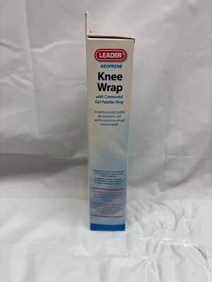Leader Neoprene Knee Wrap with Contoured Gel Patellar Ring-*NEW/NOT SEALED* - Image 1 of 4