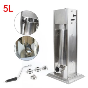 Heavy Duty 5L Commercial Electric Churro Maker Machine Restaurant+4 Nozzles USA - Picture 1 of 11