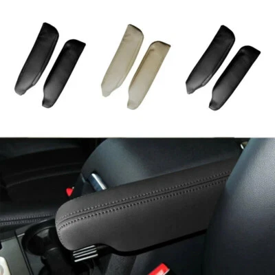 For Land Rover Discovery LR3 LR4 2*Left &Right Leather Seat Armrest Handle Cover - Imagem 1 de 4