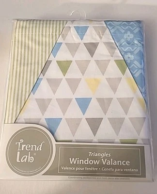 Trend Lab Triangles Window Valance - Image 1 of 4