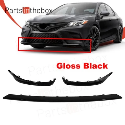 Front Bumper Lower Grille Trim Molding For Toyota Camry SE XSE 2018 2019 2020 Foto 1 de 4