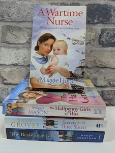 Women's Fiction Book Bundle Historical Romance x4 Paperback  - Imagen 1 de 7