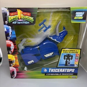 MIGHTY MORPHIN POWER RANGERS RE-IGNITION TRICERATOPS DINOZORD! - Imagen 1 de 2