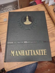 1947 Manhattan College Yearbook Manhattanite Student New York City NYC Excellent - Picture 1 of 5