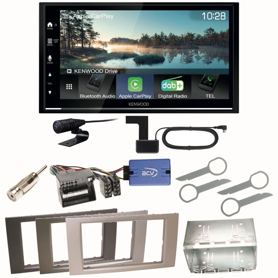 Kenwood DMX7722DABS Android Auto Einbauset für Ford Kuga Fusion Galaxy S-Max - Bild 1 von 1