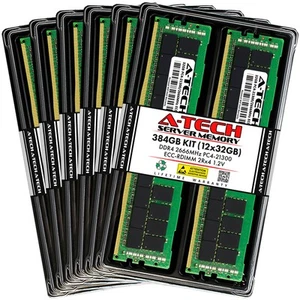 384GB 12x 32GB PC4-2666 RDIMM Lenovo ThinkSystem SR860 Memory RAM - Picture 1 of 5