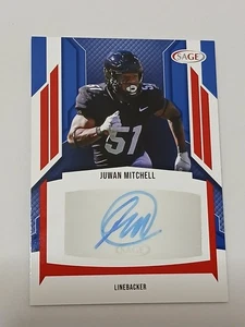 Juwan Mitchell Colorado Buffaloes 2024 Sage Certificato Autografo Rookie Card - Foto 1 di 2