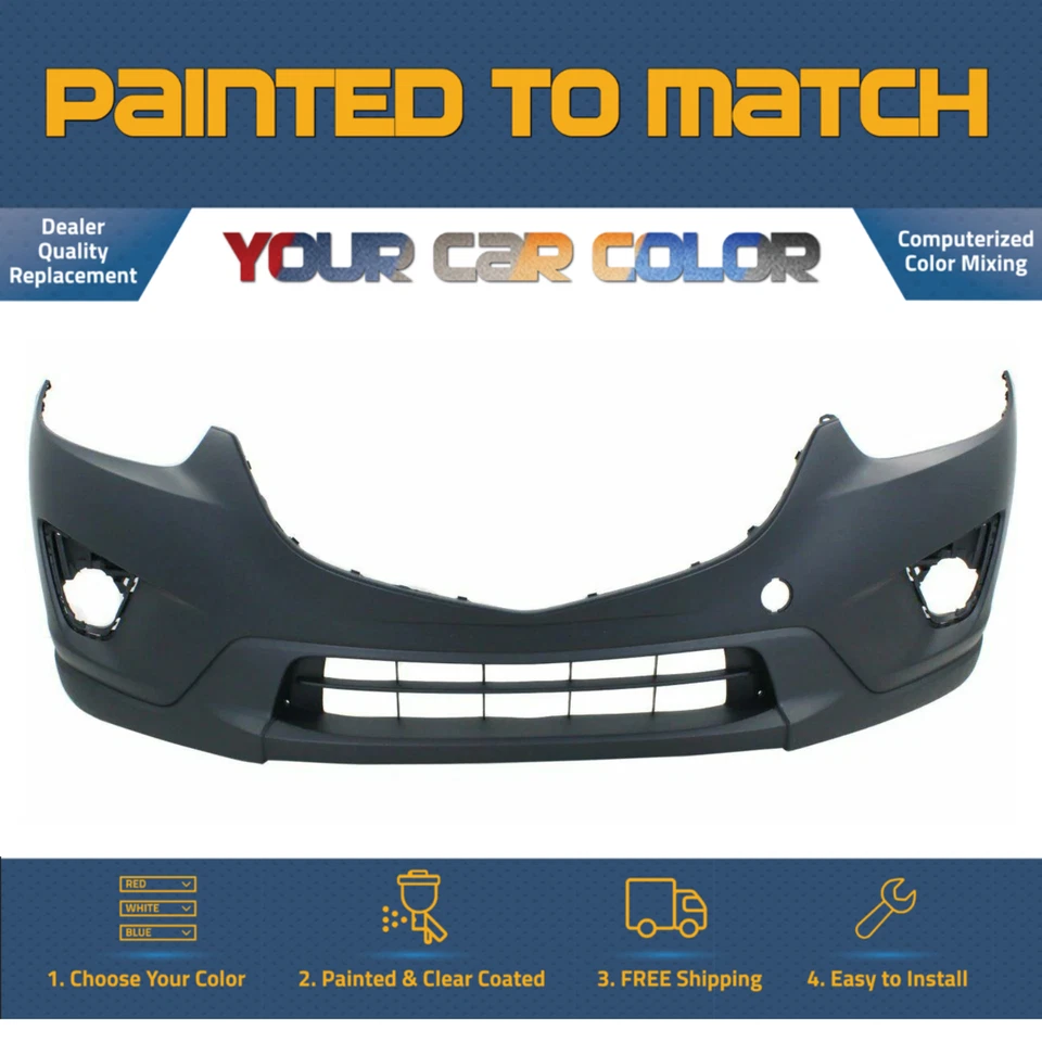 For 2013-2016 MAZDA CX 5 Front bumper Painted to Match Foto 1 de 1