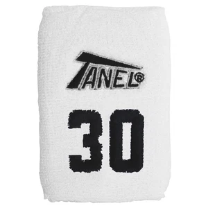 Tanel 360 Custom Baseball/Softball Wristbands - White - #30 - Picture 1 of 1