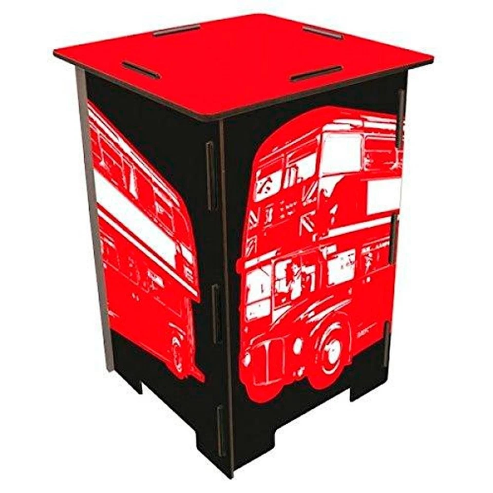 Werkhaus Photohocker Sitzhocker London Bus - Bild 1 von 1
