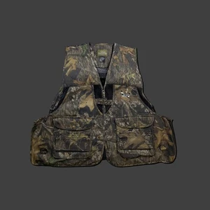 Quail Unlimited Medium Mossy Oak Hunting Vest Camouflage - Picture 1 of 7