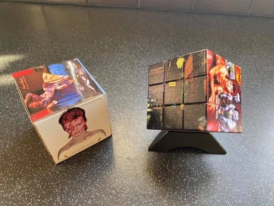 David Bowie Rubix Cube, Box and Plinth!  80 Other Bands Available. Ideal gift! - Image 1 of 4