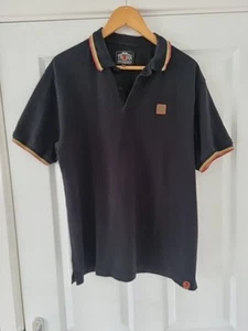Trojan Polo Men's XXL Pique Black Ska Reggae Two Tone Vinyl - Picture 1 of 10