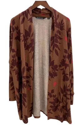 Suéter de punto estampado marrón Colleen Lopez para mujer Foto 1 de 2