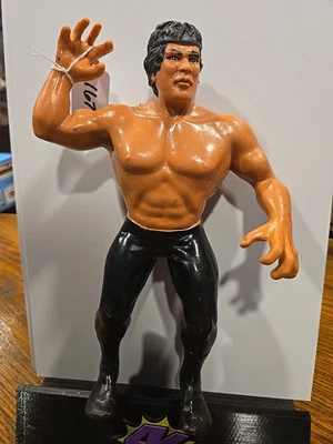 Figura de acción 8" de las superestrellas de lucha libre WWF Ricky The Dragon Steamboat LJN 1986 Foto 1 de 2
