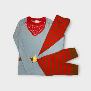 Hanna Andersson Cowboy Organic Blue Pajama Set - Picture 1 of 7