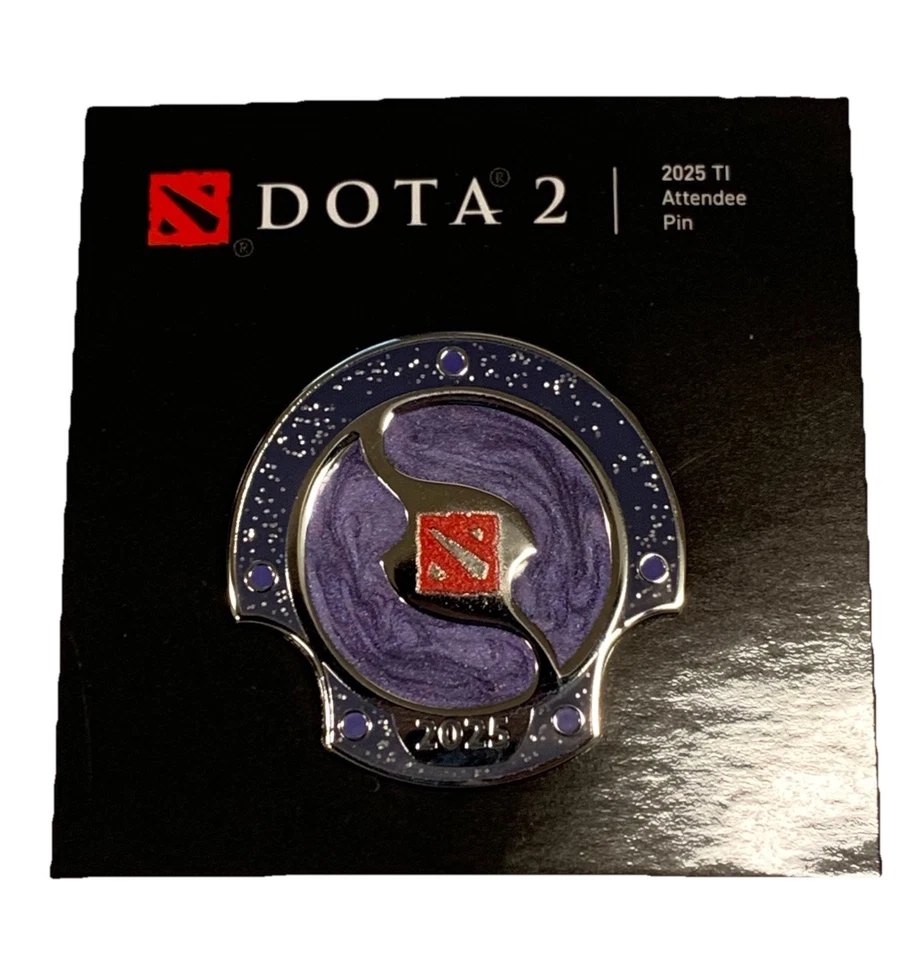 DOTA 2 The International 2025 эксклюзивный TI посетитель Aegis Pin Dota2 новый с кодом - Изображение 1 из 3