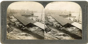 Keystone View Co. Stereograph Card No. 267 "The Wharves Montreal Kanada" #6 - Bild 1 von 2