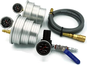 Charge Air Cooler CAC Boost Leak Tester 6061Aluminum End Caps 4"3.5" 3" Steps - Foto 1 di 1