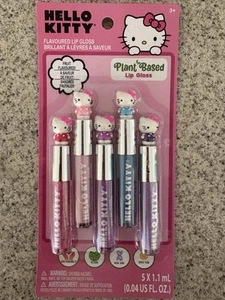 Hello Kitty Glitter Lip Gloss Set of 5 - Picture 1 of 1