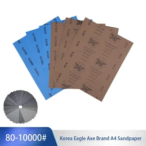 210mm x 297mm Square Sandpaper Sheets Waterproof Sanding Polishing 80-10000 Grit - Picture 1 of 8