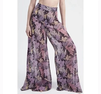 BNWT Agent Provocateur Riva Sheer Silk Pants Pyjama Bottoms UK10/ US6/ EU38 £225 - Image 1 of 4