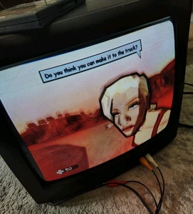 Sharp 13J-M100 13" CRT TV 1997 For Retro Gaming, Tested, Clean, Works Great! - Picture 1 of 5