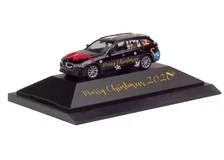 HERPA, BMW serie 3 Touring EDITION MERRY CHRISTMAS 2020, échelle 1/87, HER102162 - Photo 1/1
