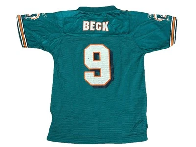 De colección John Beck NFL Miami Dolphins On Field Reebok Fútbol Juvenil M 10-12 Foto 1 de 4
